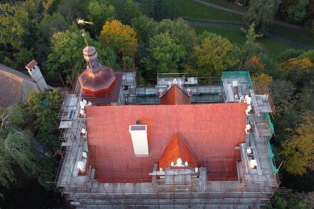 Montáž hromosvodu