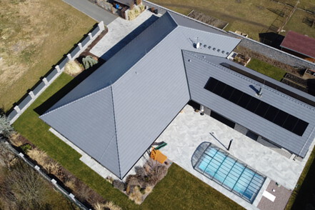 Střecha rodinného domu