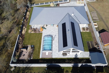 Střecha rodinného domu